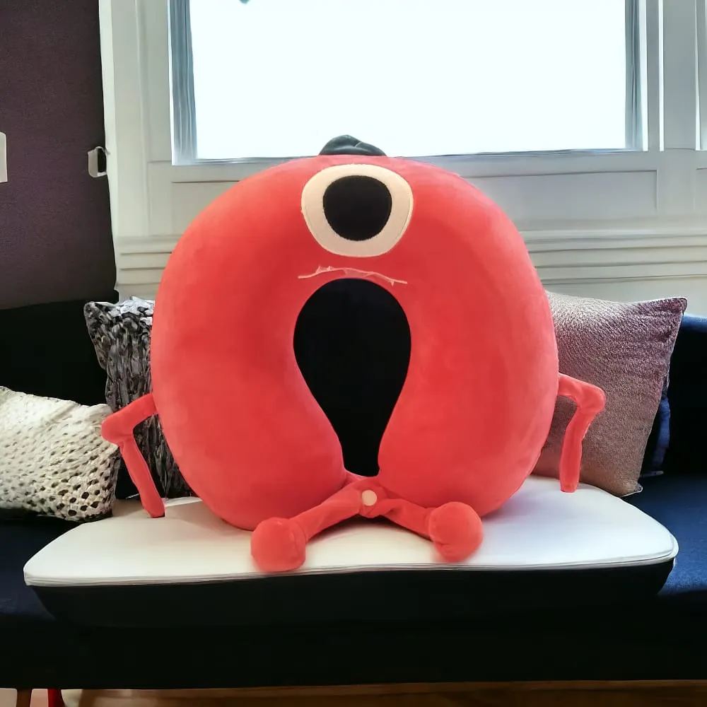 1 eye ,2 Eyes Crab Theme  Neck Pillow.