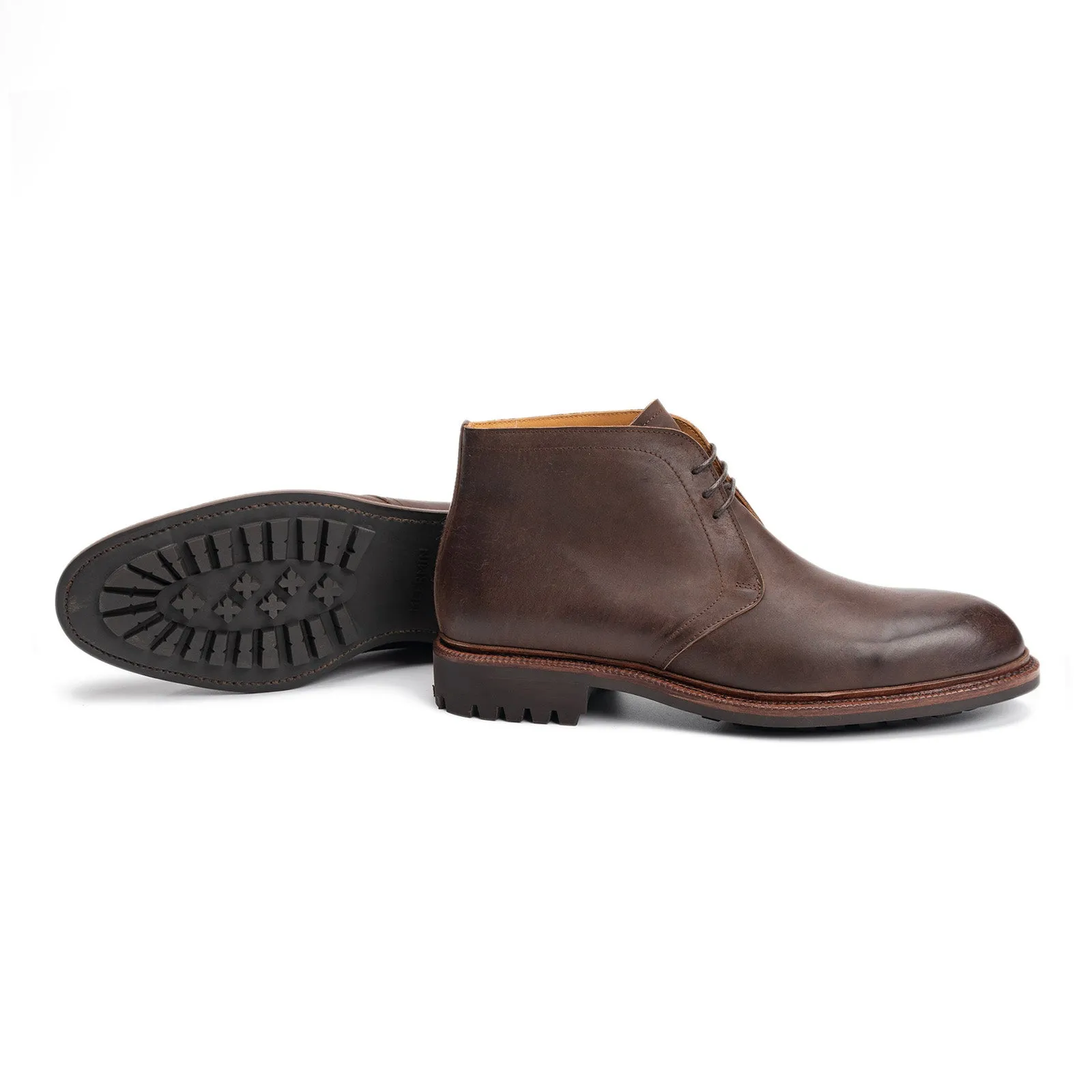 101468 - BROWN WAXY SHELL CORDOVAN - E