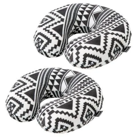 Aerolite Travel Pillow Neck Memory Foam Cushion (x2 Set)