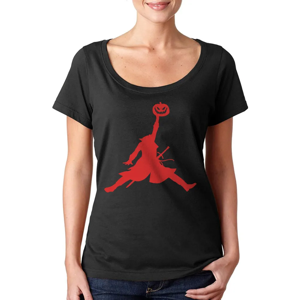 Air Hollow Headless Horseman Women's Sheer Scoopneck Tee