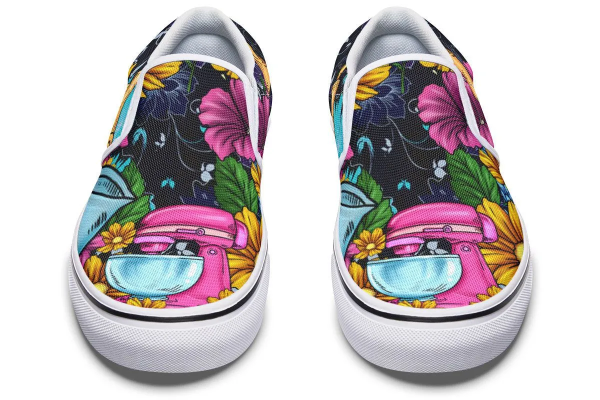 Artistic Baking Slip-On Shoes