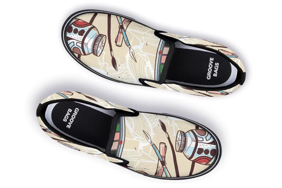 Artistic Tools Slip-On Shoes