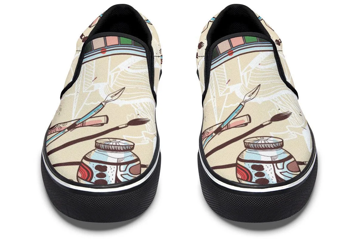 Artistic Tools Slip-On Shoes