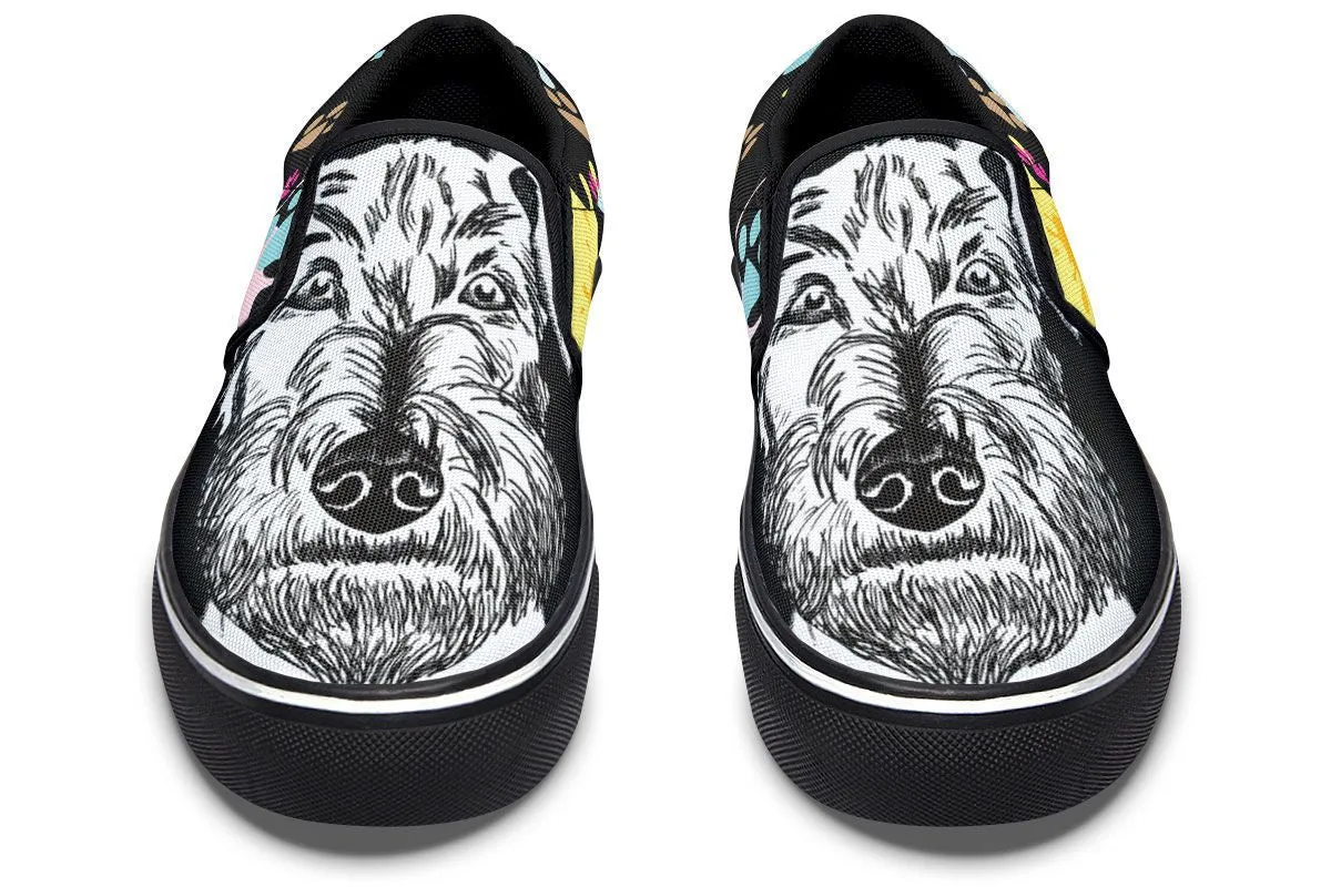 Artsy Schnauzer Slip-On Shoes