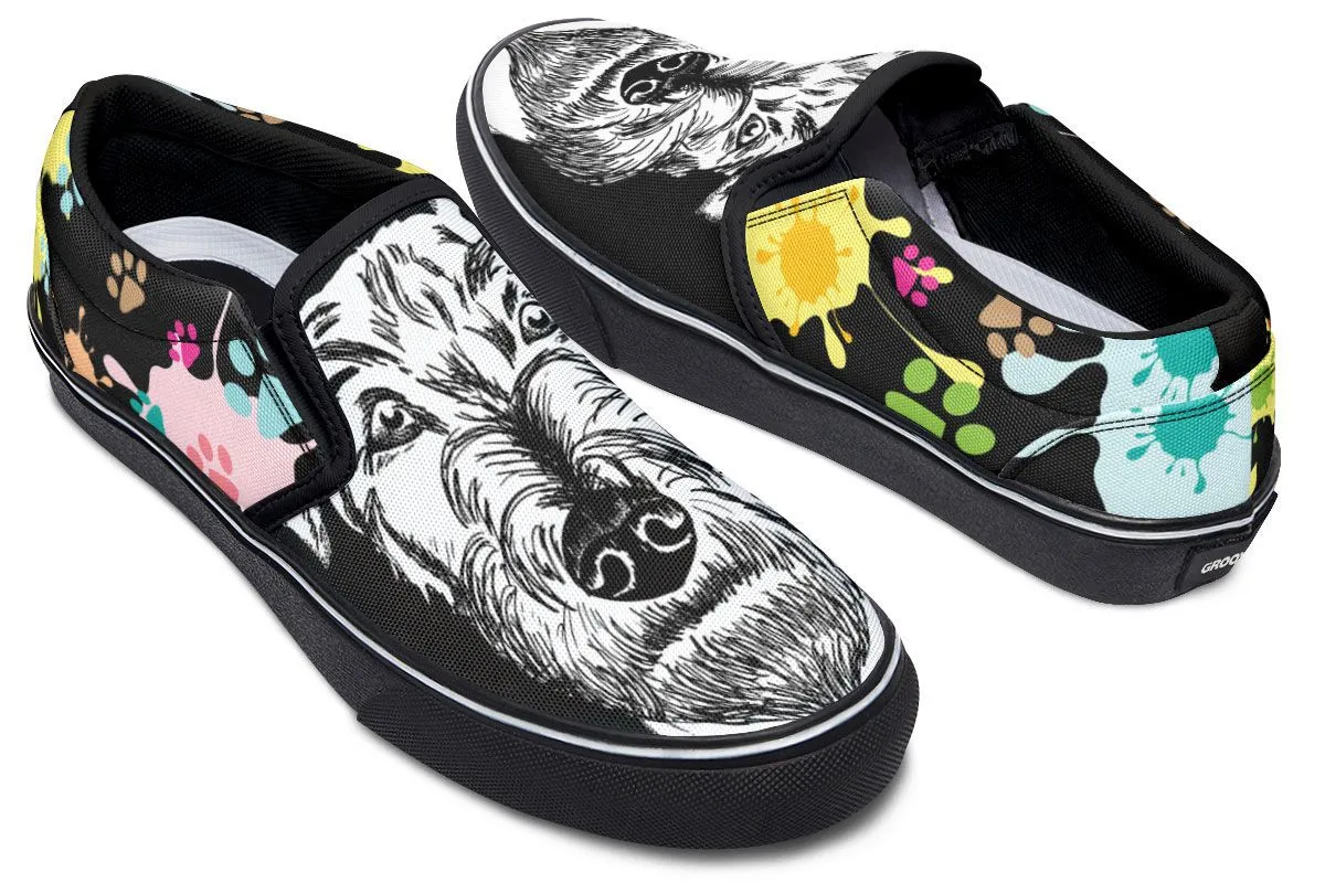 Artsy Schnauzer Slip-On Shoes