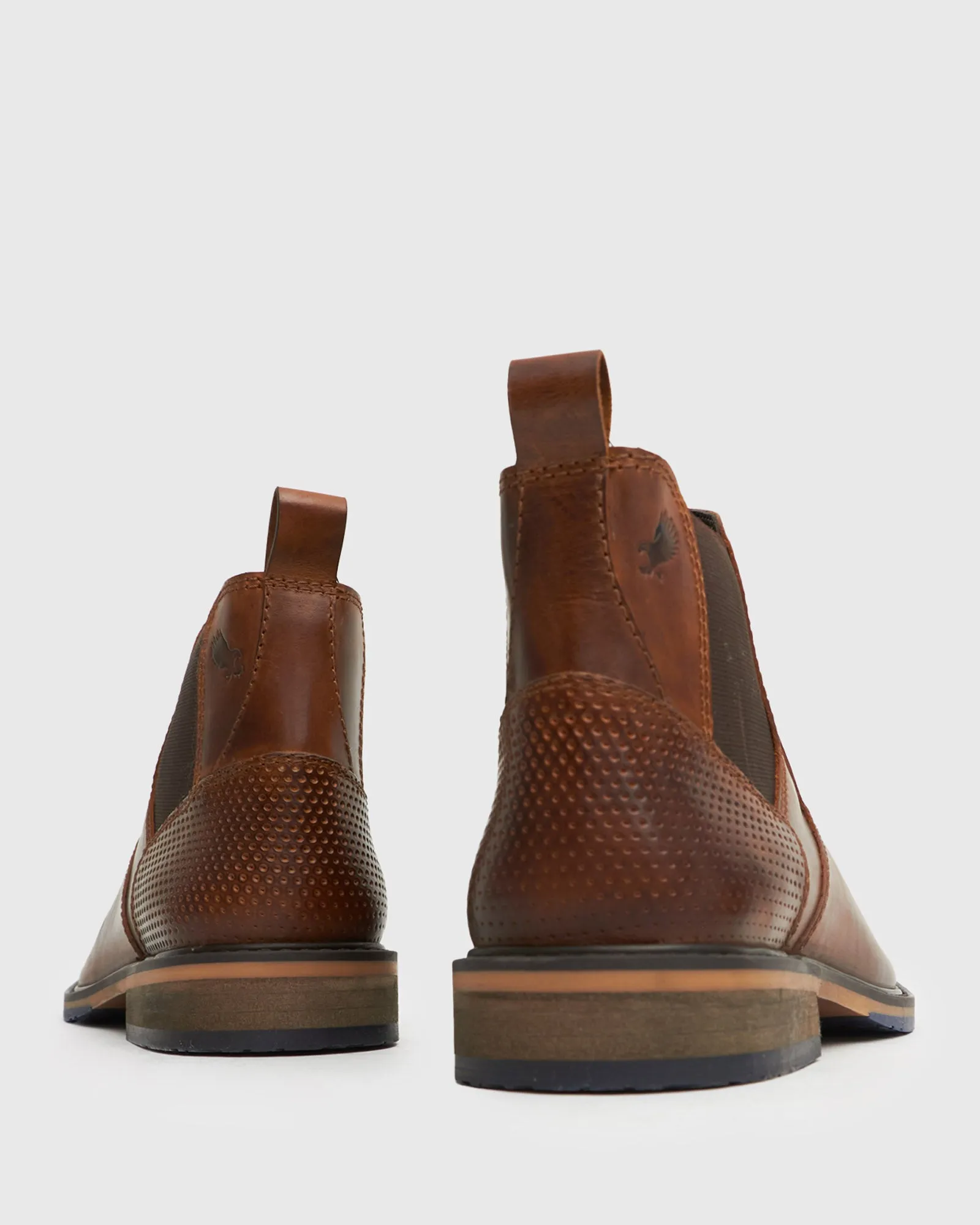 BEVAN Leather Chelsea Boots