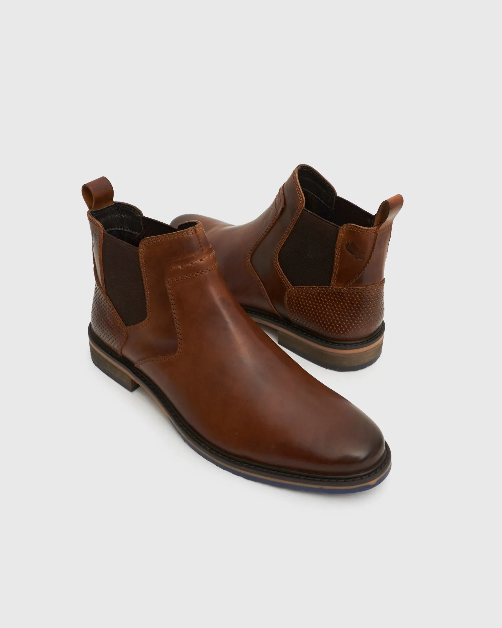 BEVAN Leather Chelsea Boots