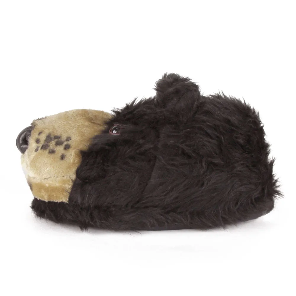 Black Bear Head Slippers