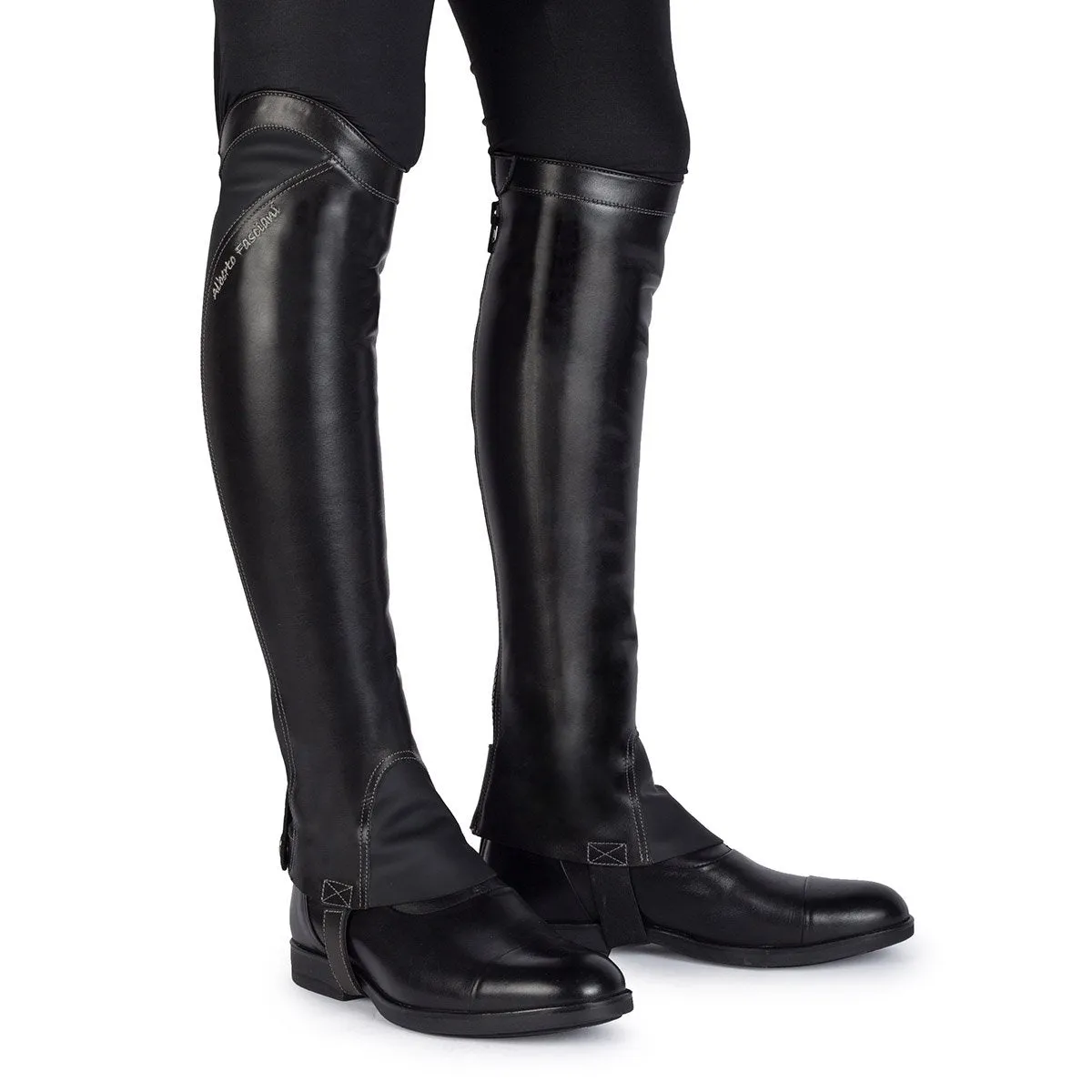 CHAPS SUPER NATURE<br>Chaps in black calf leather