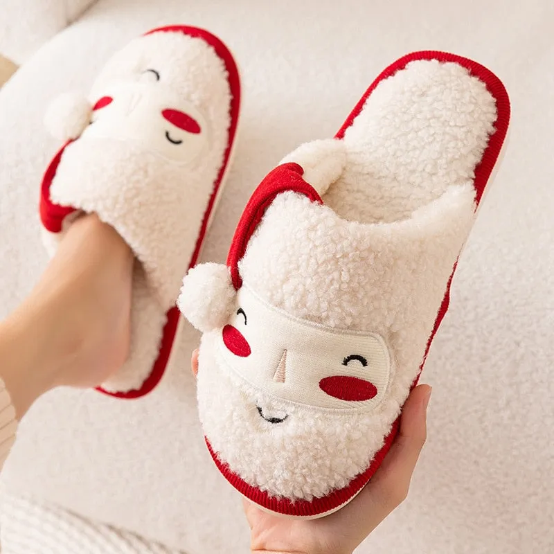 Christmas Santa Claus Home Slippers