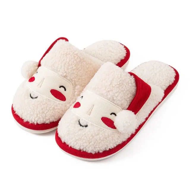 Christmas Santa Claus Home Slippers