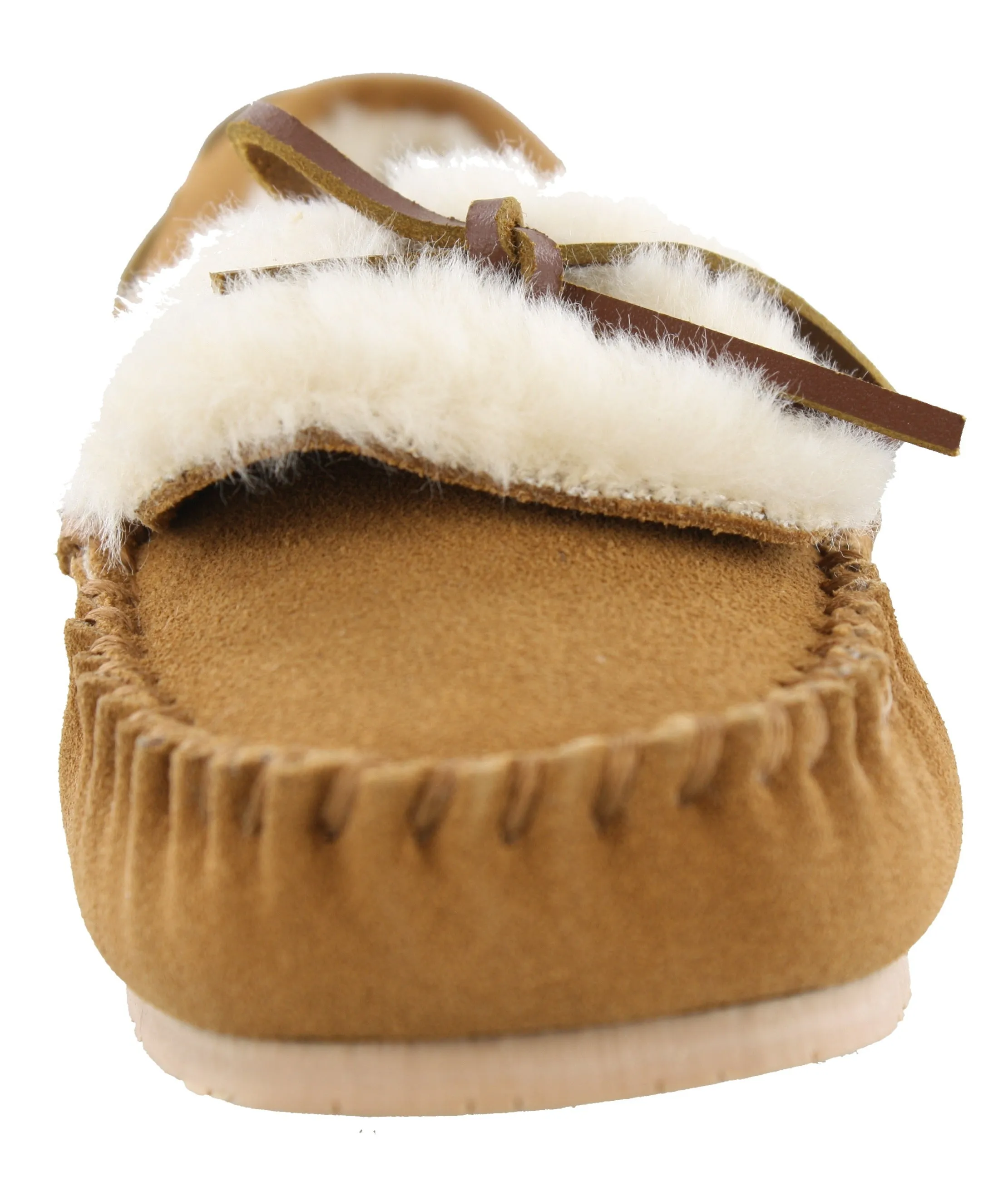 Clarks Women Warm Cozy Slip On Moccasin Slippers Holly