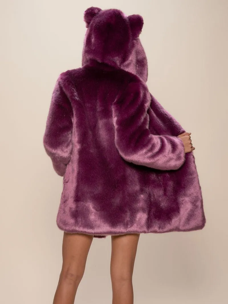 Classic Women's Faux Fur Coat | Lavender Wolf