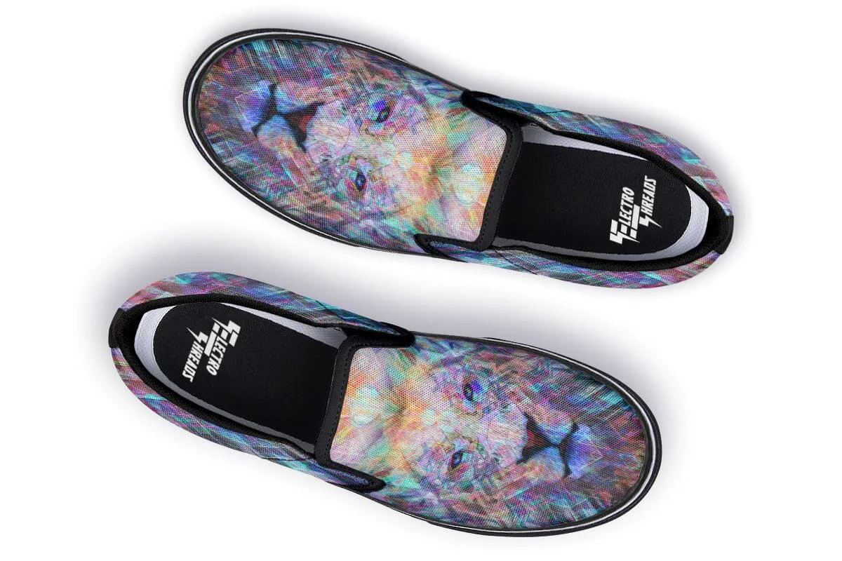 Crystal Lion Slip on Shoes