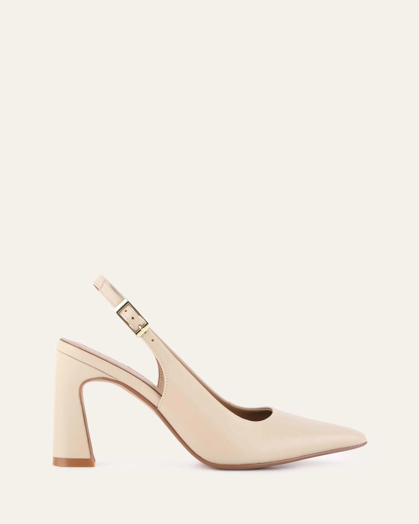 DANICA HIGH HEELS SAND LEATHER