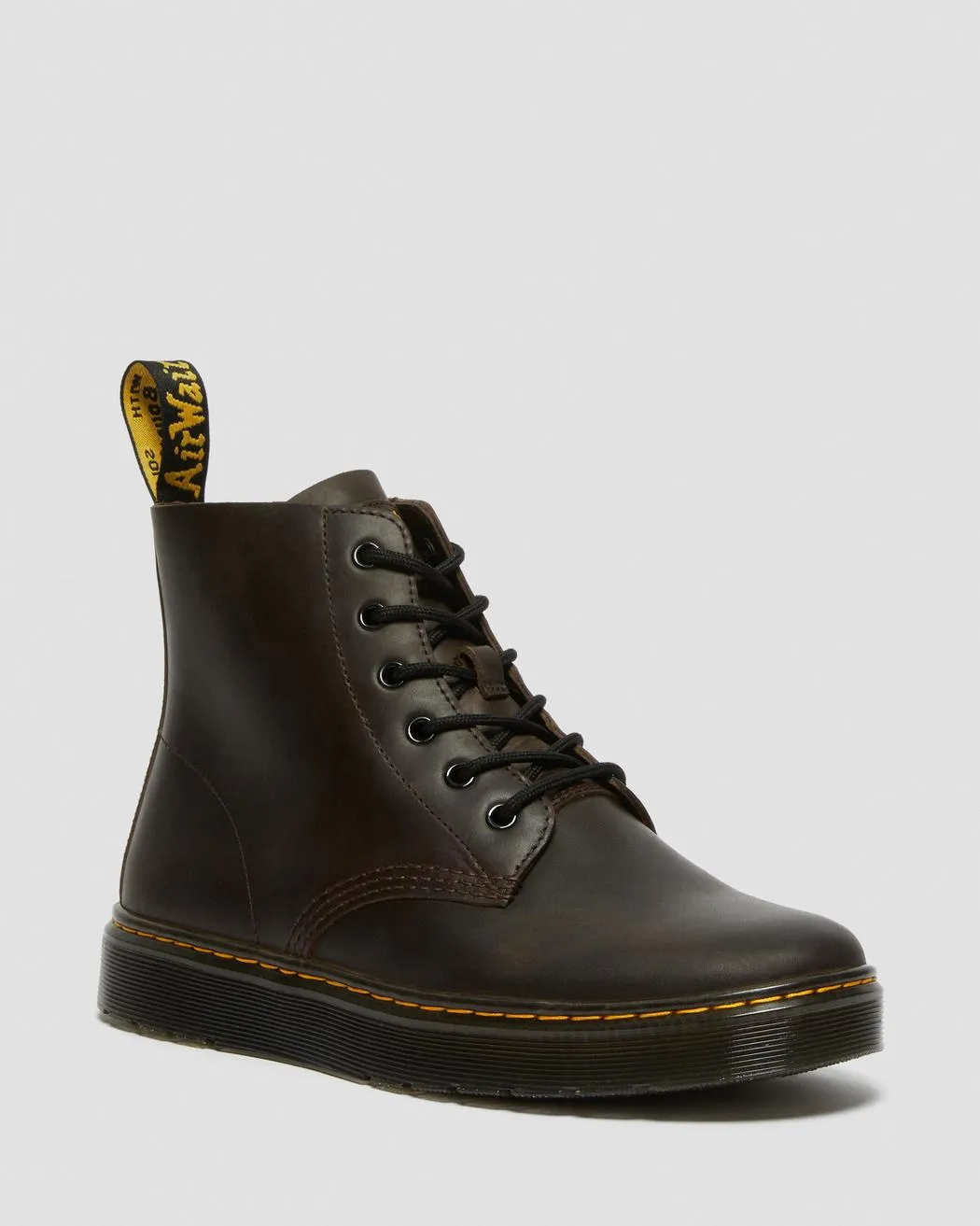 Dr Martens Thurston Dark Brown Crazy Horse Leather Chukka Boots