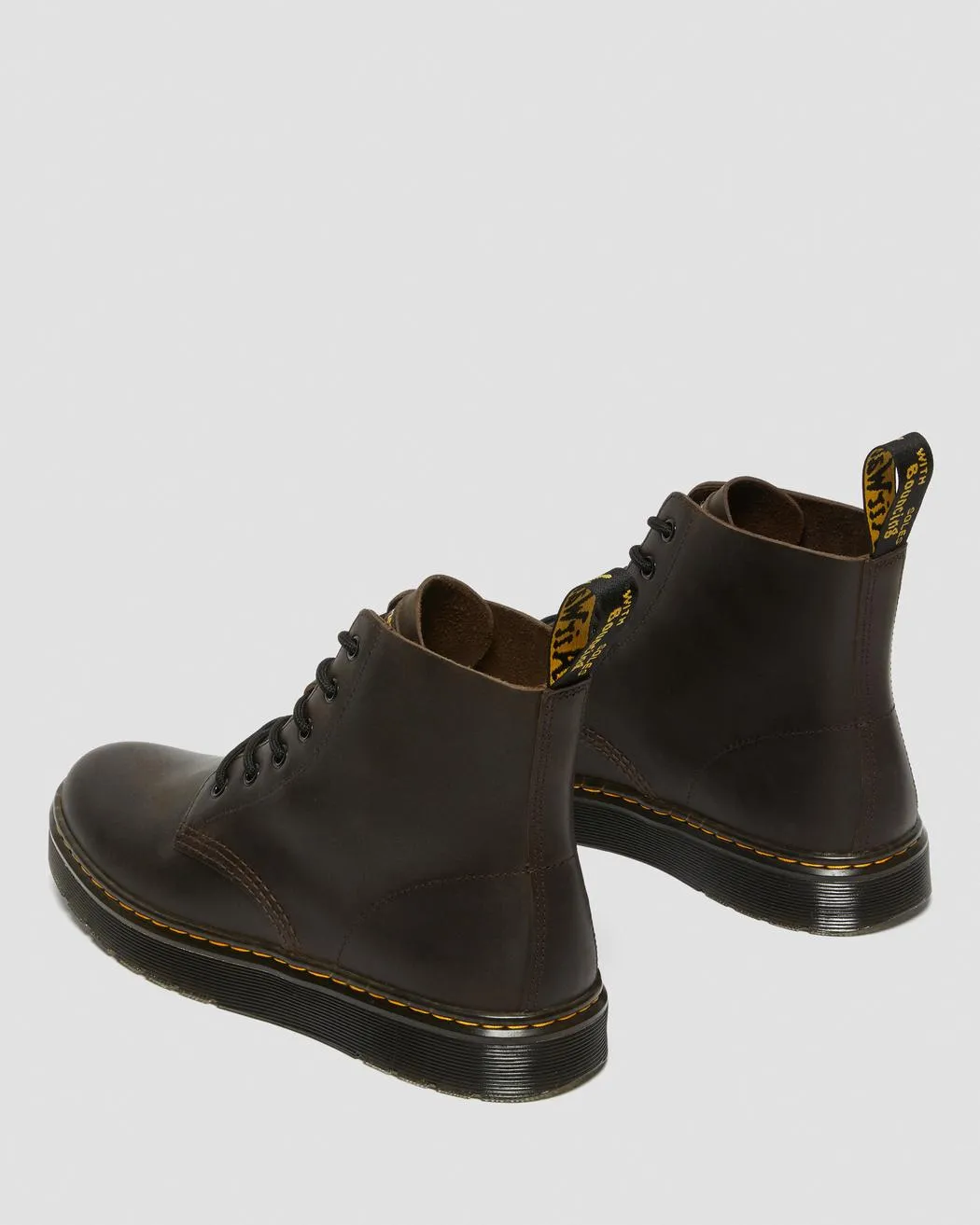 Dr Martens Thurston Dark Brown Crazy Horse Leather Chukka Boots