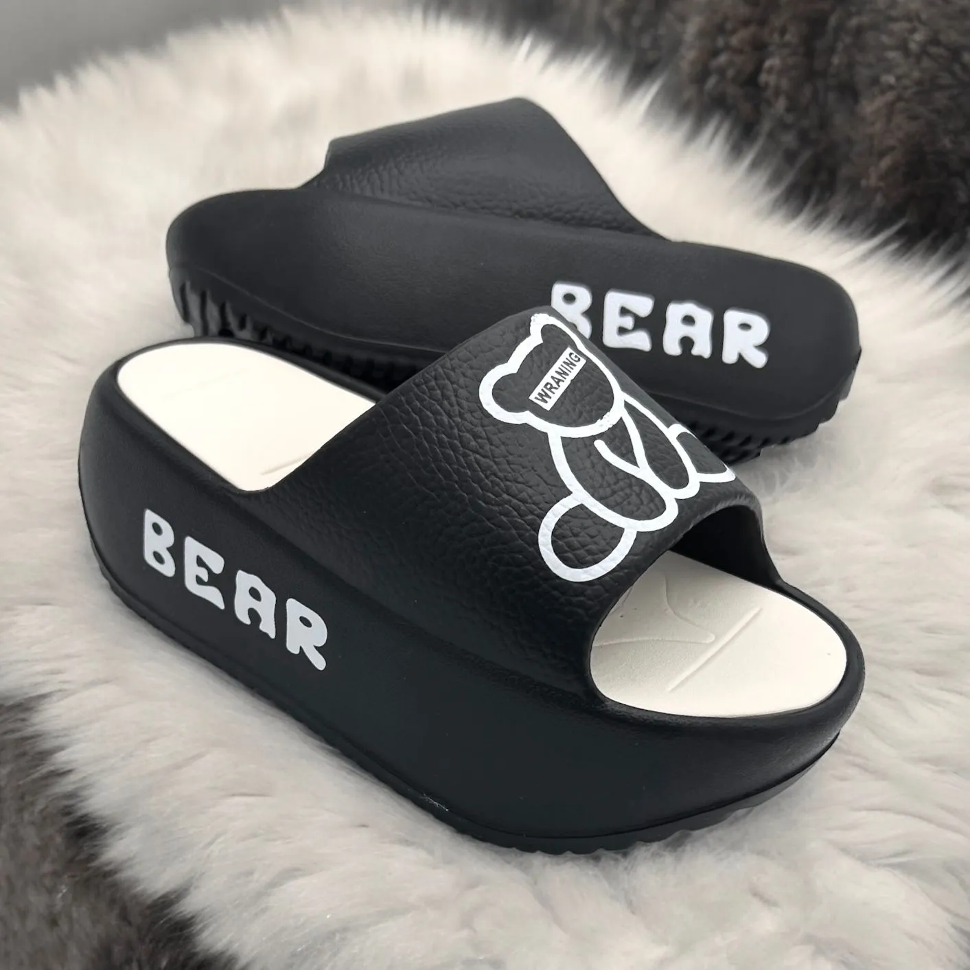 Elvita bear slipper