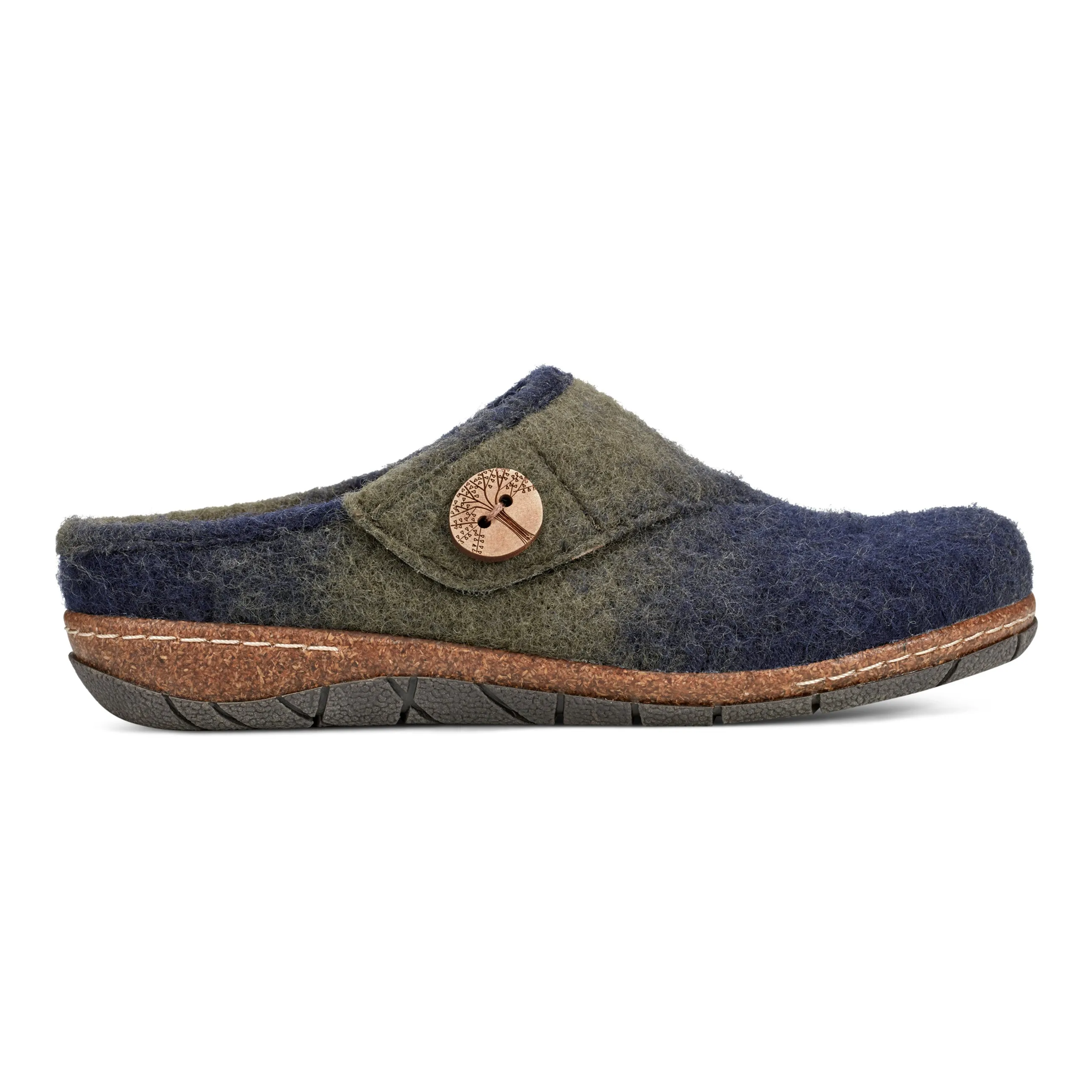 Ezra Round Toe Casual Slip-on Flat Clogs