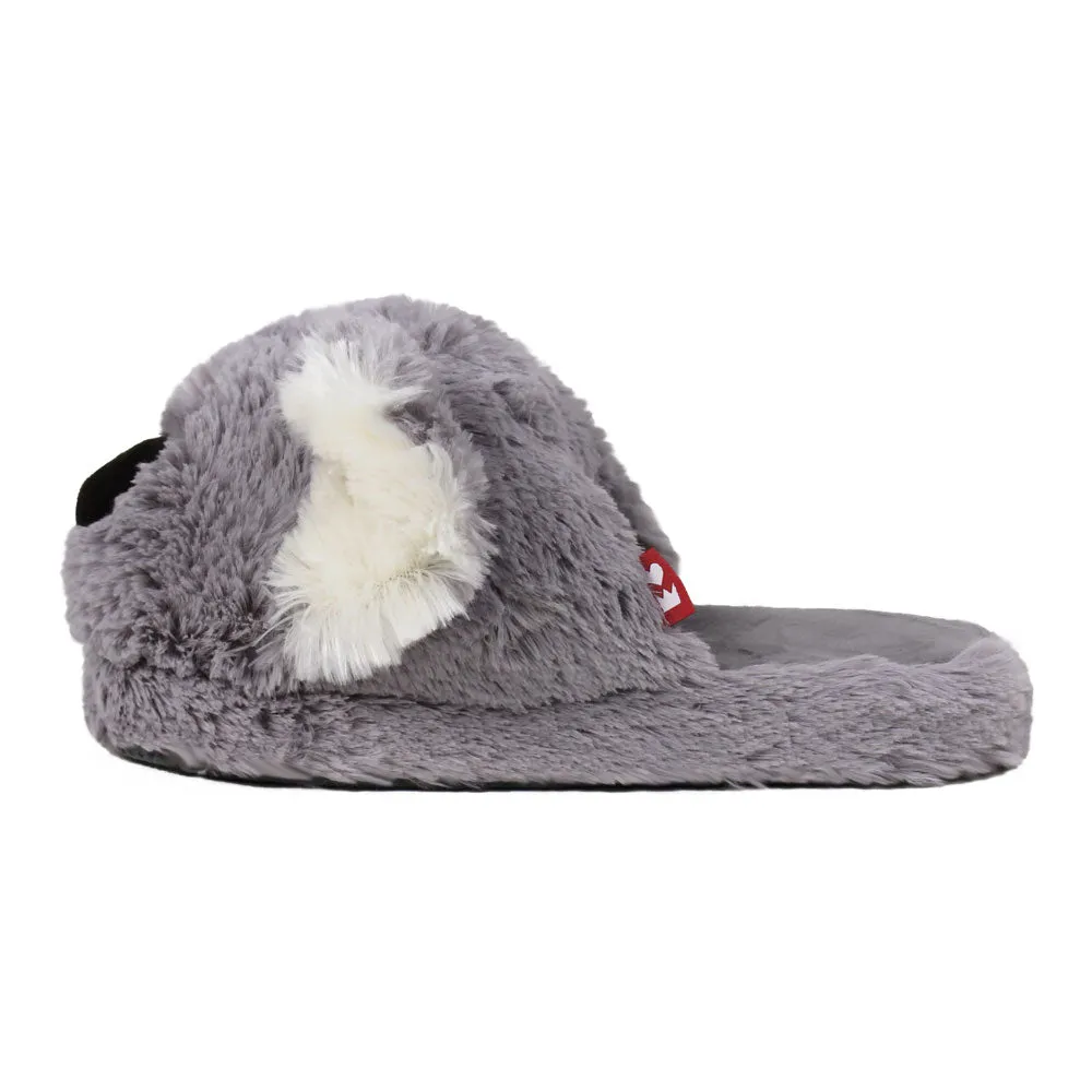 Fuzzy Koala Slippers