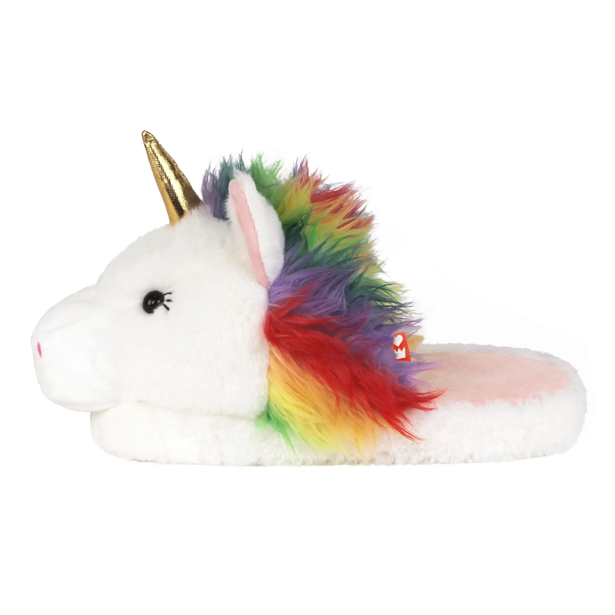 Fuzzy Unicorn Slippers