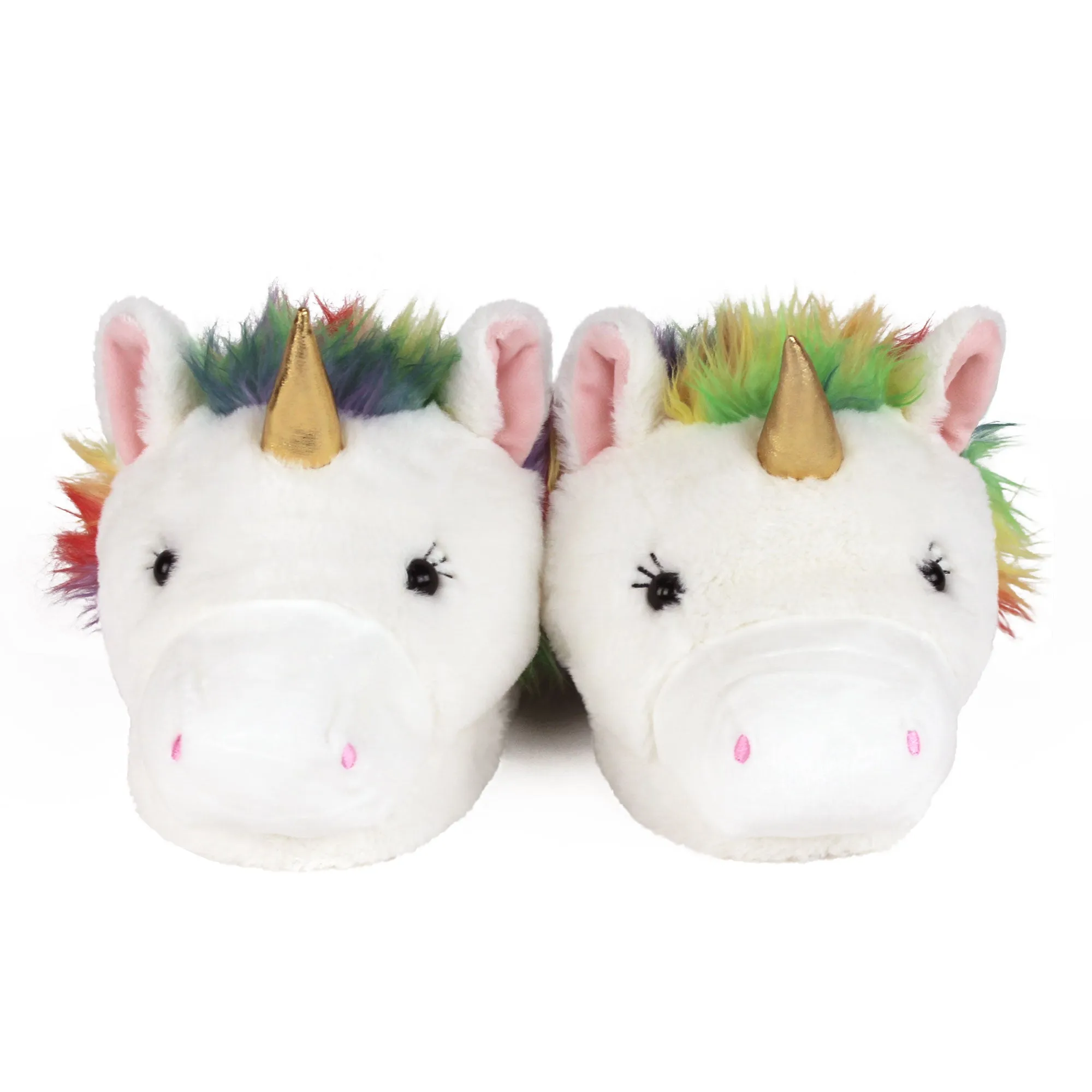 Fuzzy Unicorn Slippers