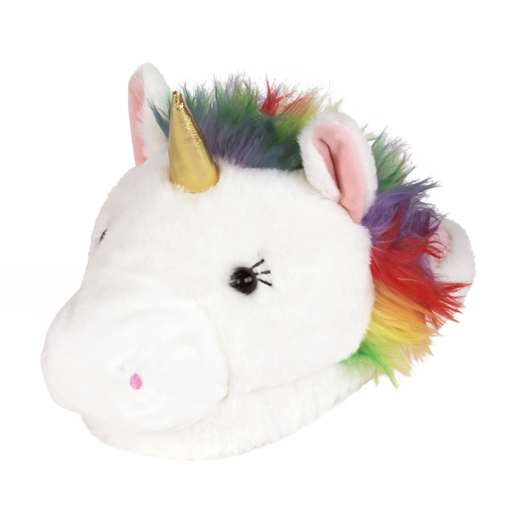 Fuzzy Unicorn Slippers