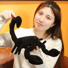 Giant Black Scorpion Plush Stuffed Toy