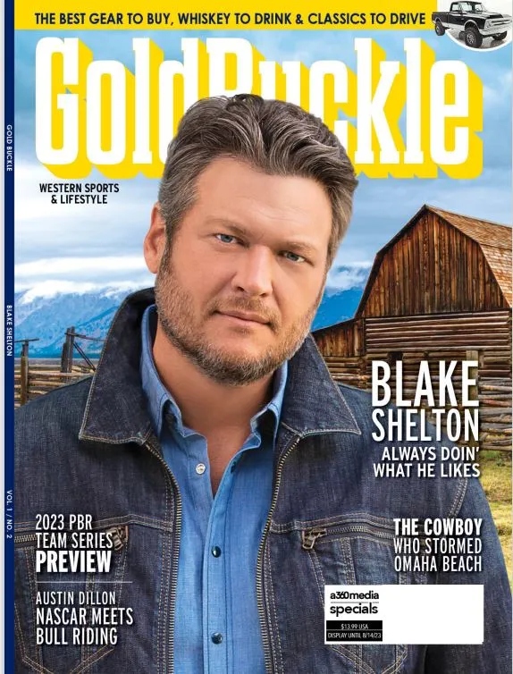 Gold Buckle - Featuring Blake Shelton in Issue 2: Austin Dillon NASCAR & Bull Riding   PBR 2023 Team Preview