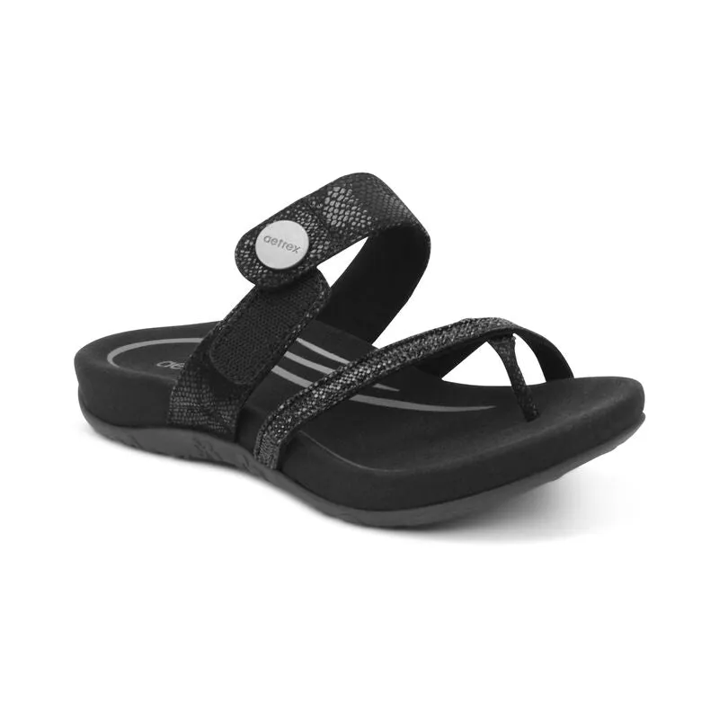 Izzy Sparkle Adjustable Slide Sandal