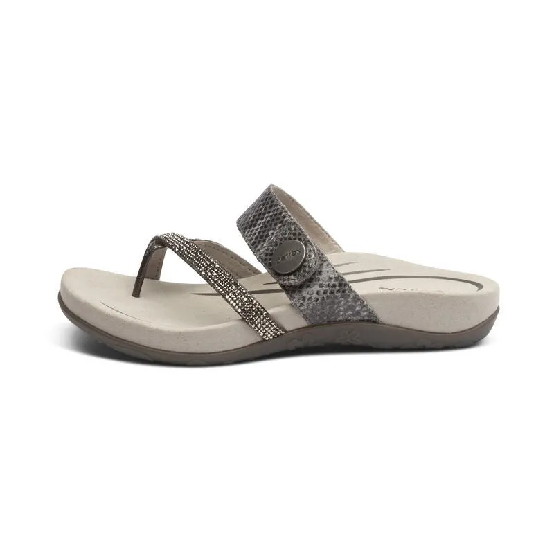 Izzy Sparkle Adjustable Slide Sandal