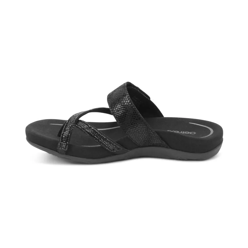 Izzy Sparkle Adjustable Slide Sandal