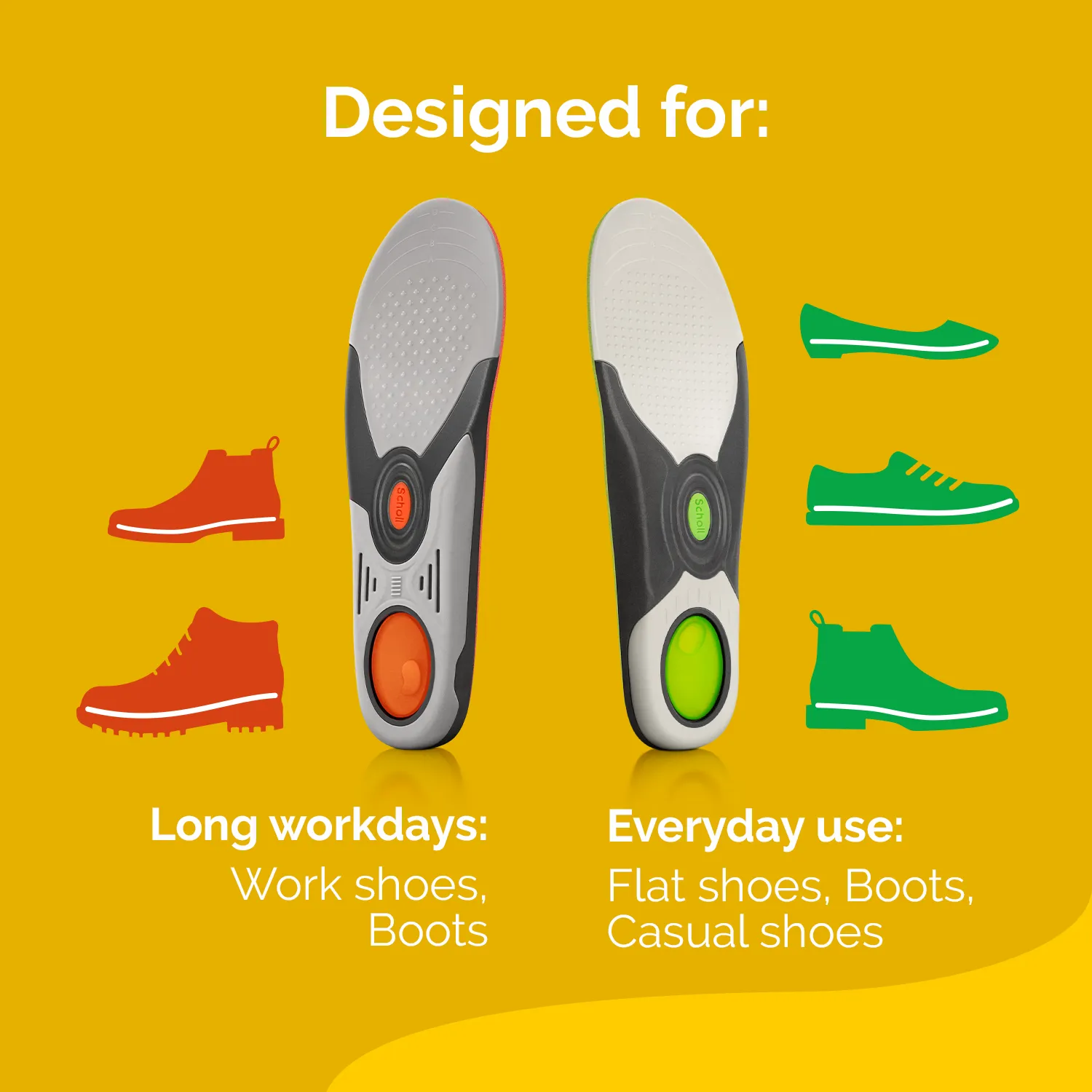 LiquiFlex™ Everyday Insoles Large