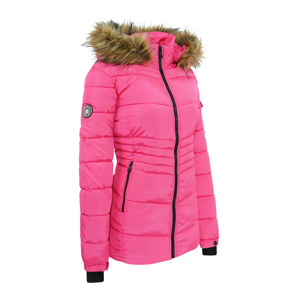 Madden Girl Women's Fur Hooded Jacket