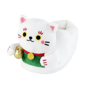 Maneki Neko Lucky Cat Slippers