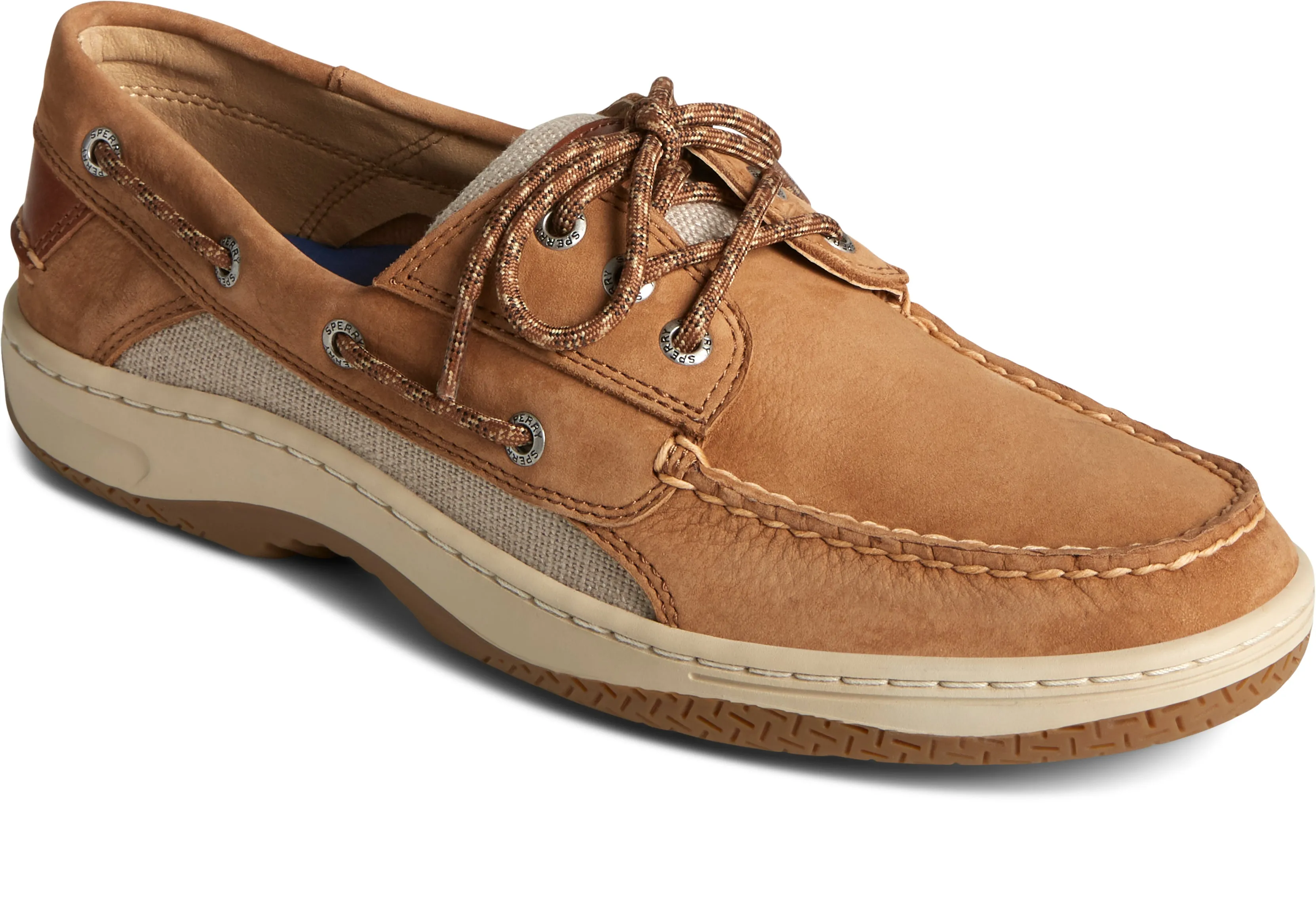 Men's Billfish 3-Eye Nautical Nubuck Wide Tan