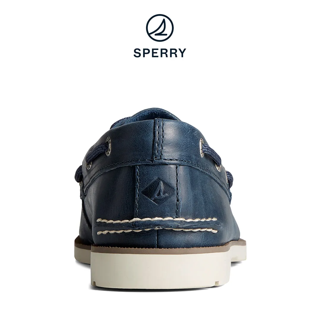 Men's Leeward Boat Shoe - Navy (STS24102)