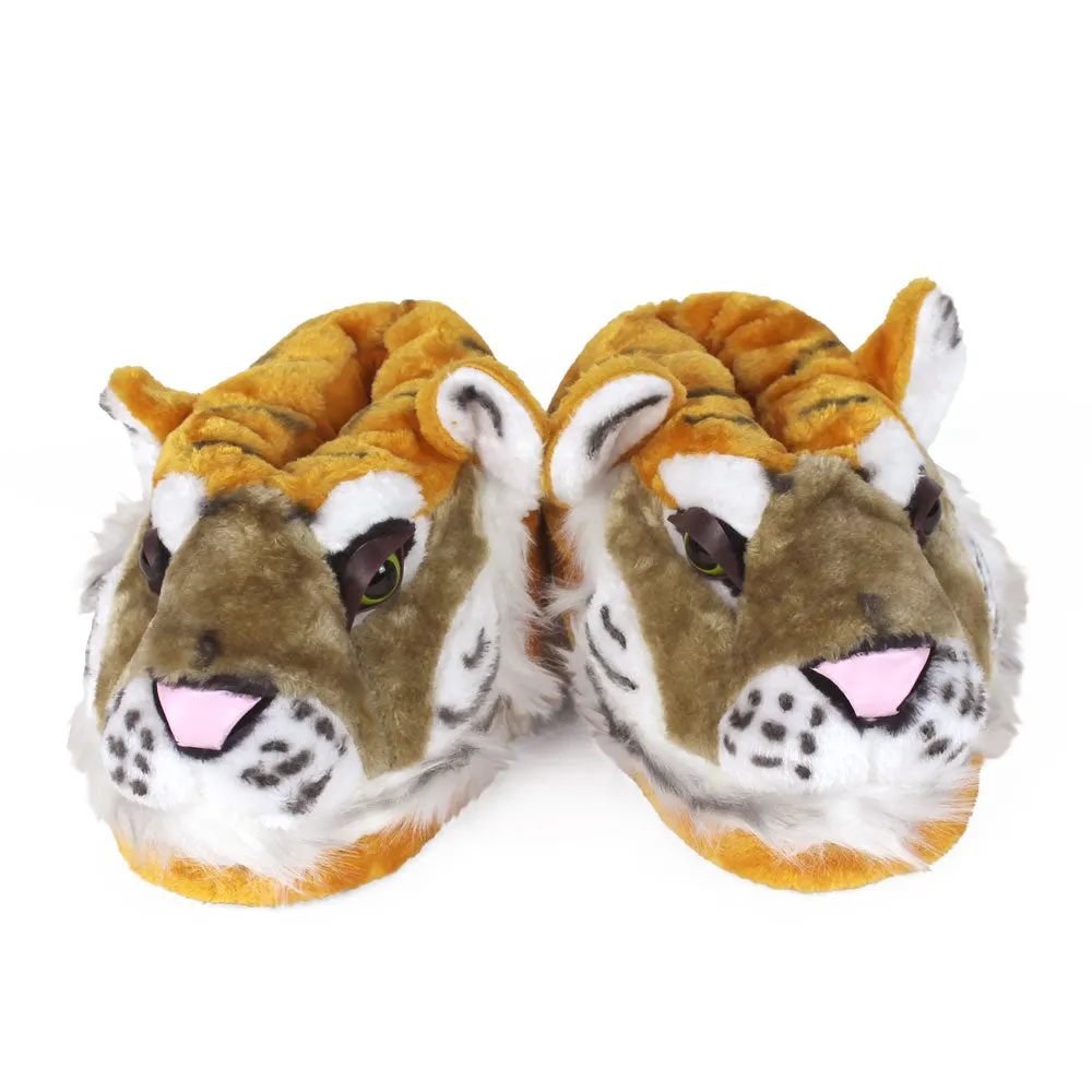 Orange Tiger Slippers