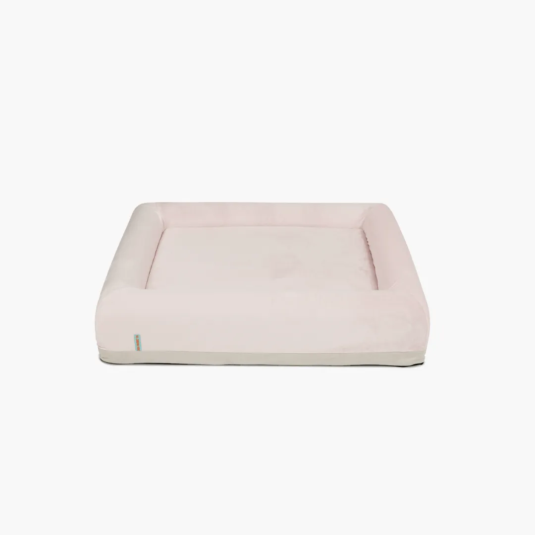 Orthopedic Memory Foam Dog Bed - Pink (Small)