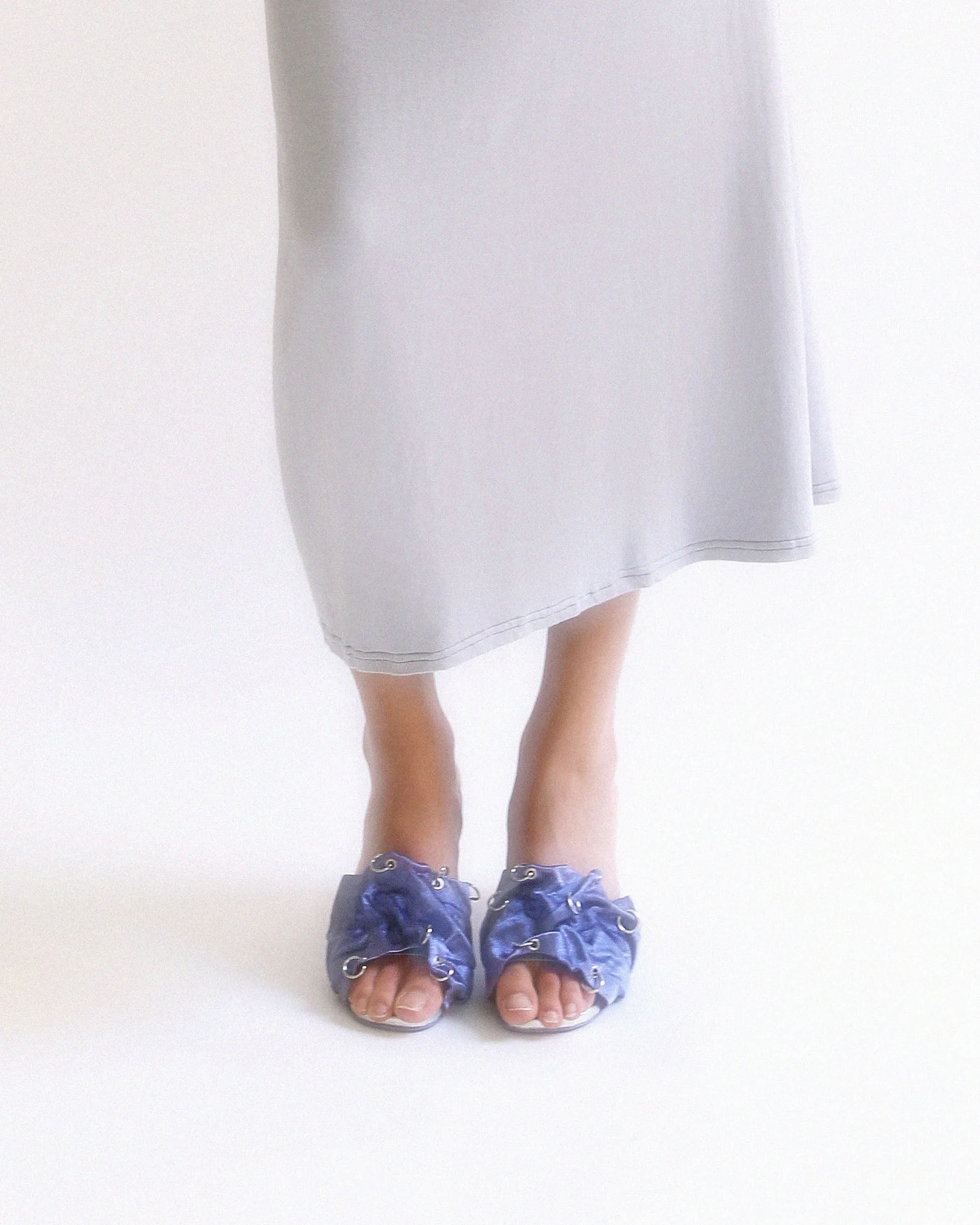 Pierced Ripple Sandals - Lilac