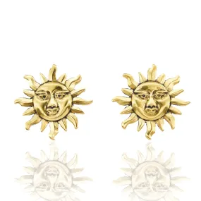 Sol Brass Earrings