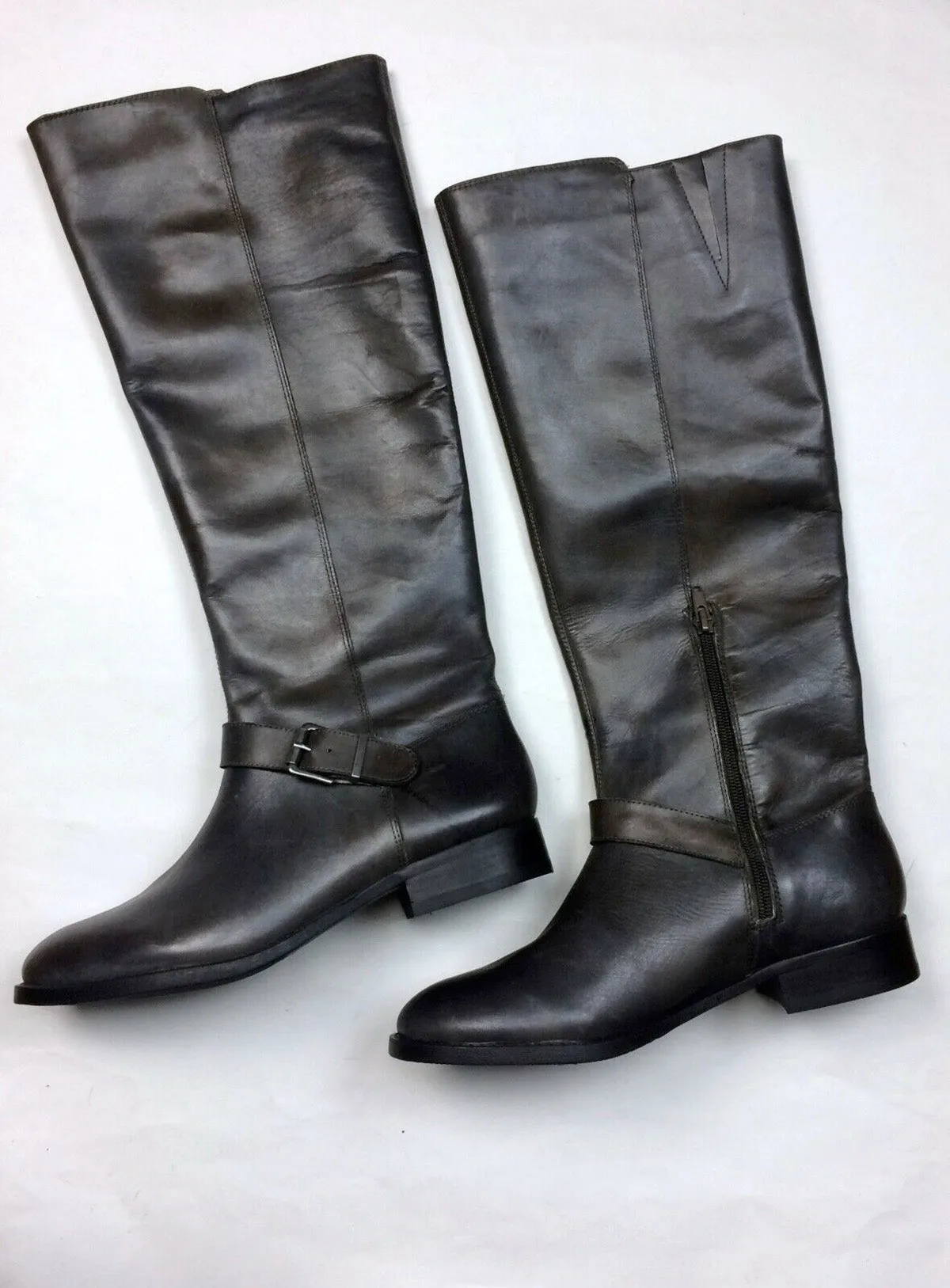 Sole Society Size 8.5/38.5 Gray-Brown Riding Boots NWOB