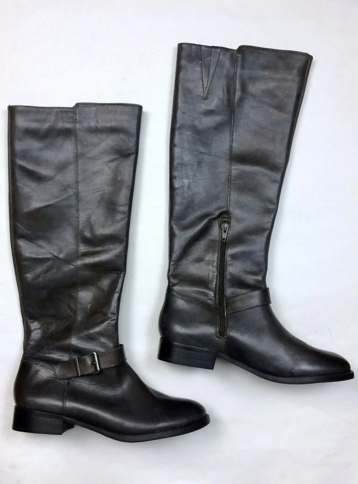 Sole Society Size 8.5/38.5 Gray-Brown Riding Boots NWOB