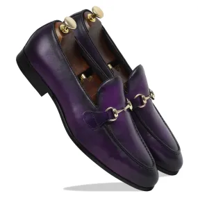 Spanish Palma Slipons - Purple