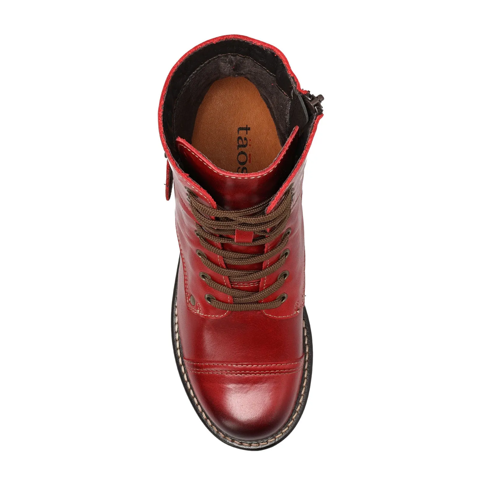 Taos Crave Lace Up Mid Boot (Women) - Classic Red