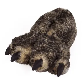 Timber Wolf Paw Slippers