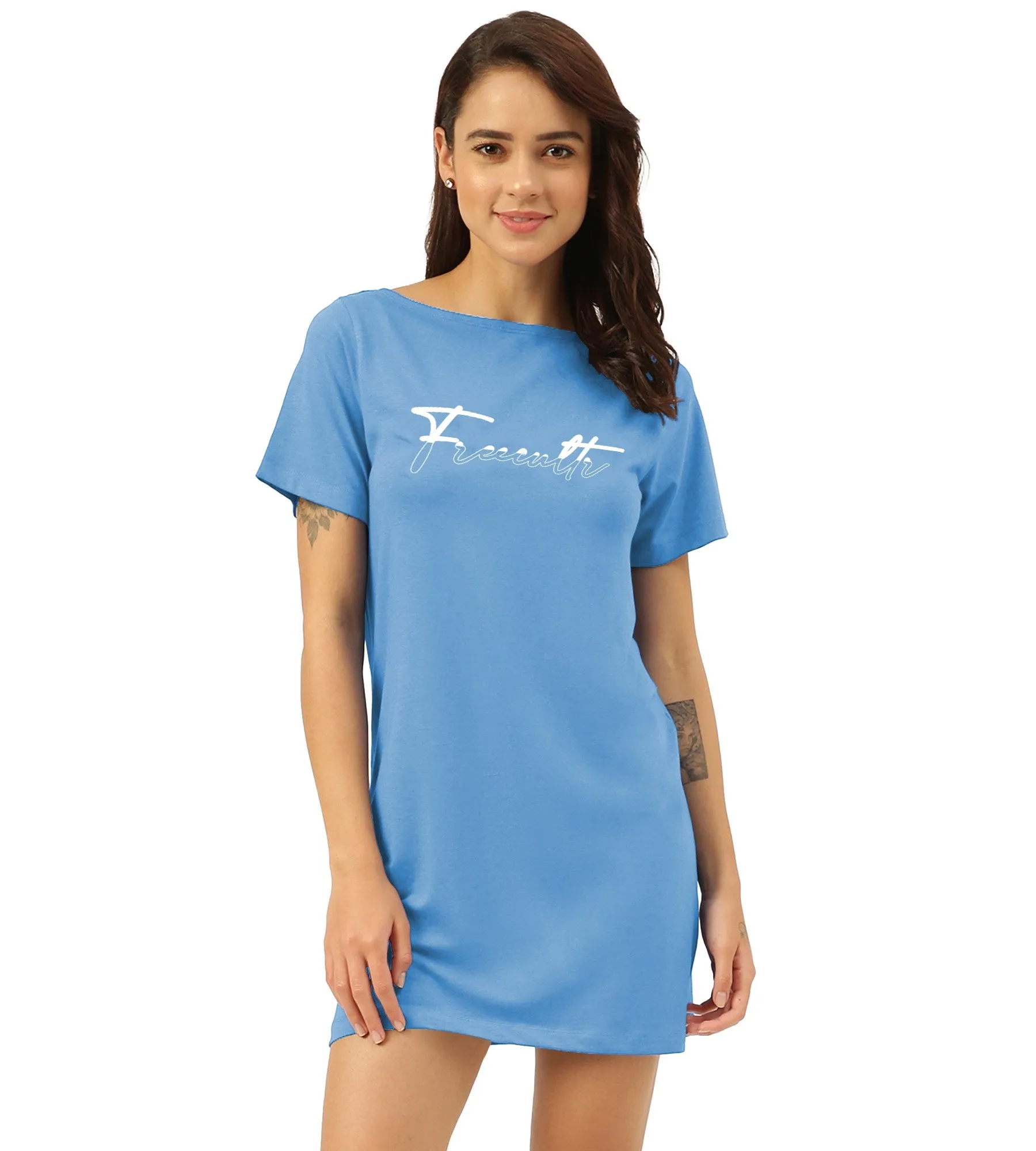 Twin Skin Women's T-shirt Dress (Pack of 2)