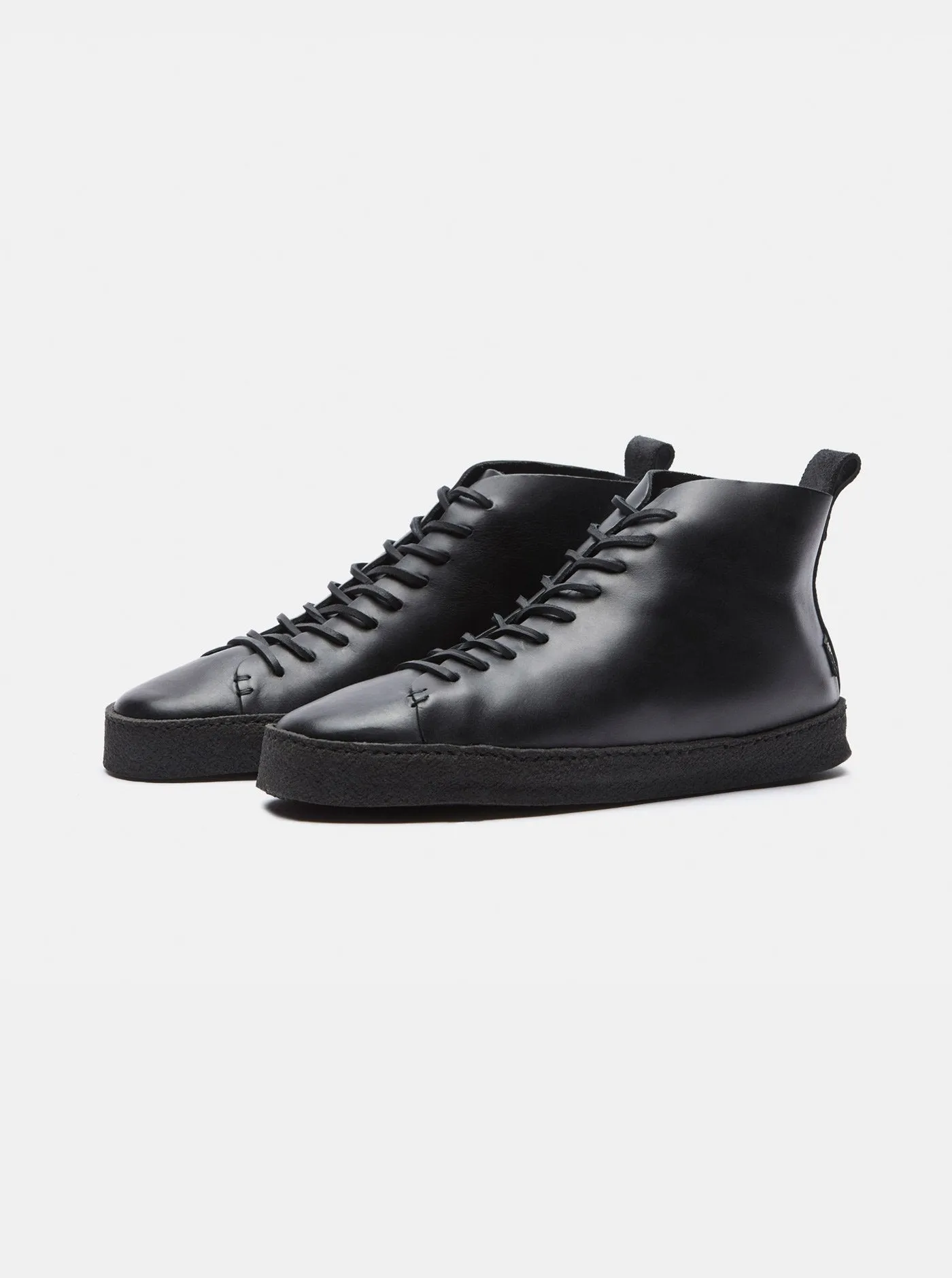 Winstone Crepe Black Leather