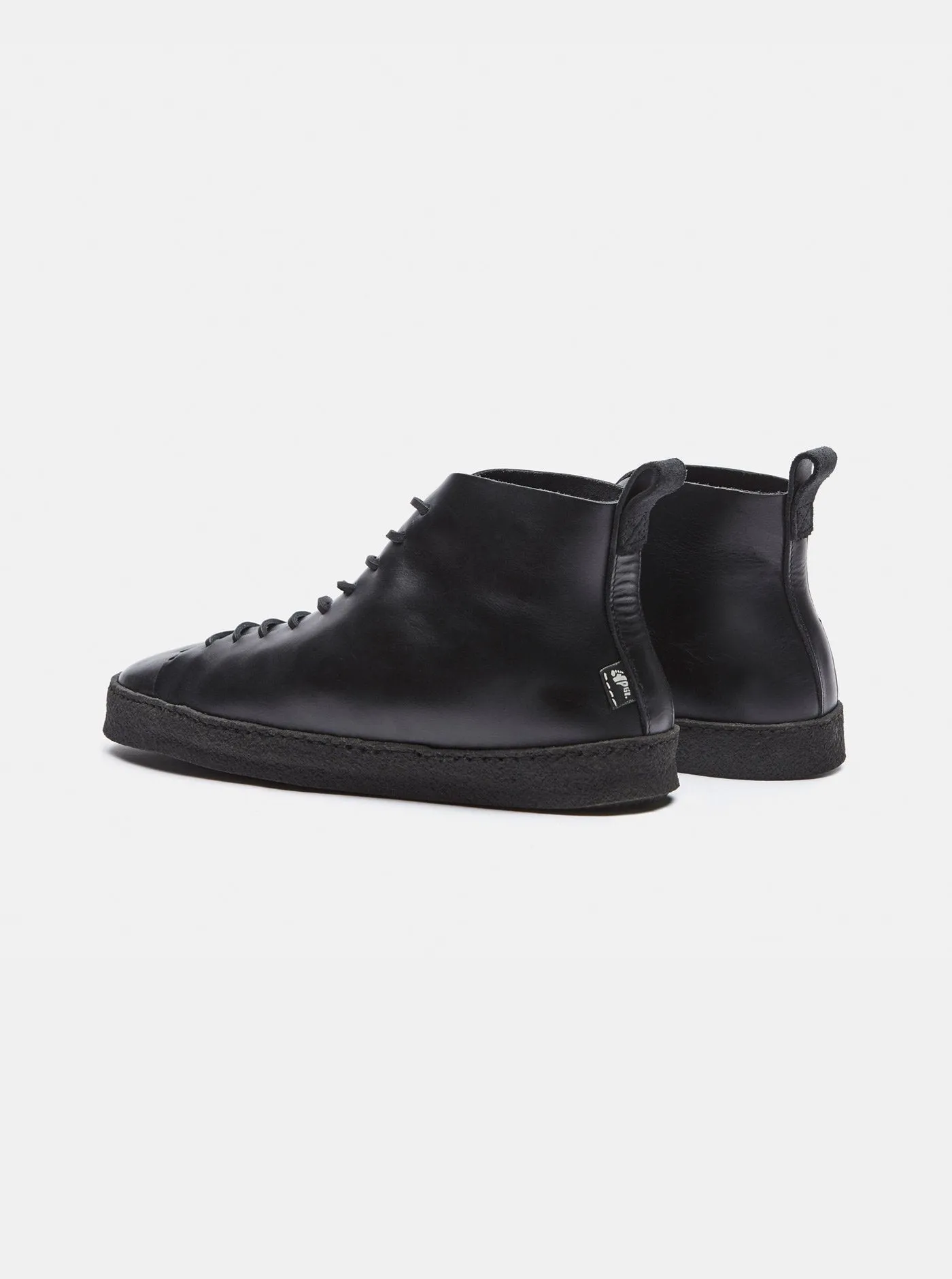 Winstone Crepe Black Leather