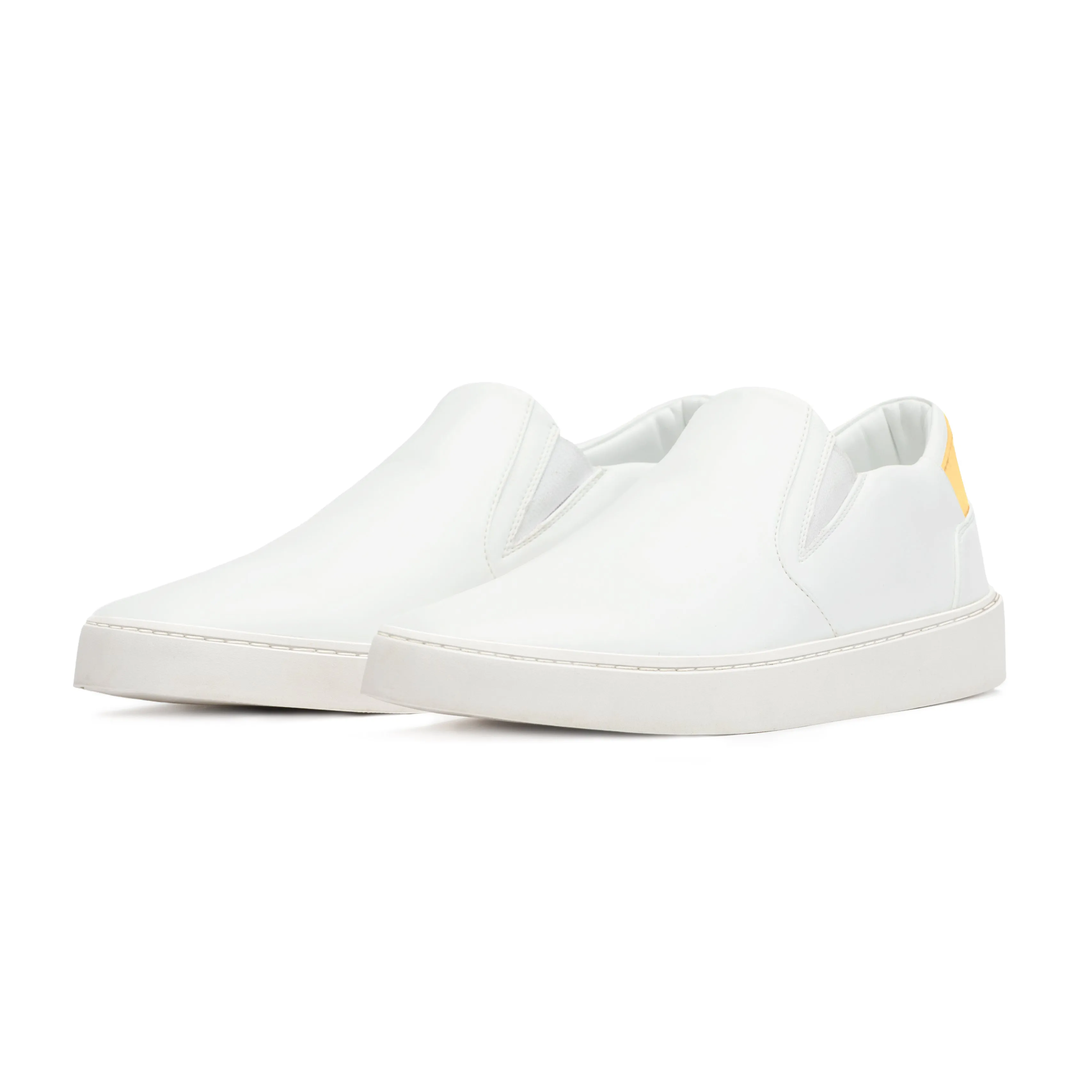 Women's Slip On | White-Starstruck Yellow